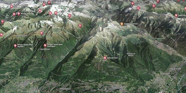 Alpe Teglio Map