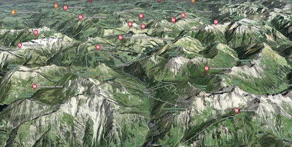 Arlberg Map