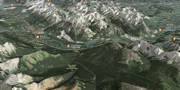 Canmore Map