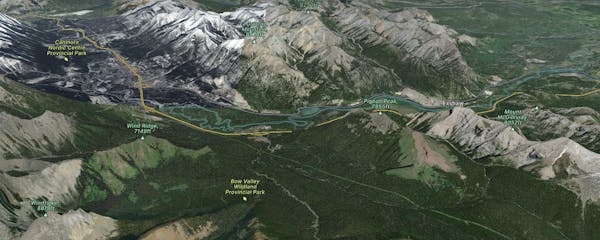 Canmore Map