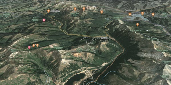 Copper Mountain Map