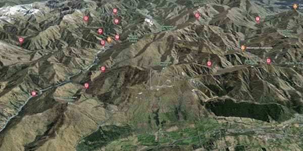 Coronet Peak Ski Area Map