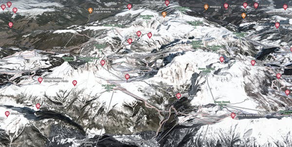 Dolomites  Map