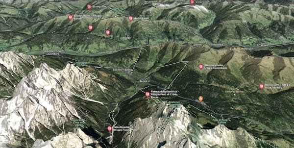 Drei Zinnen Dolomiten Map