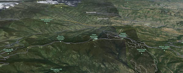 Echo Mountain Map