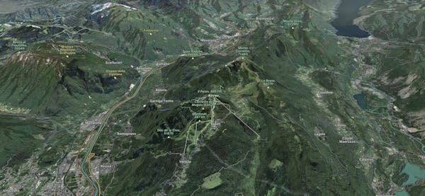 Monte Bondone Map