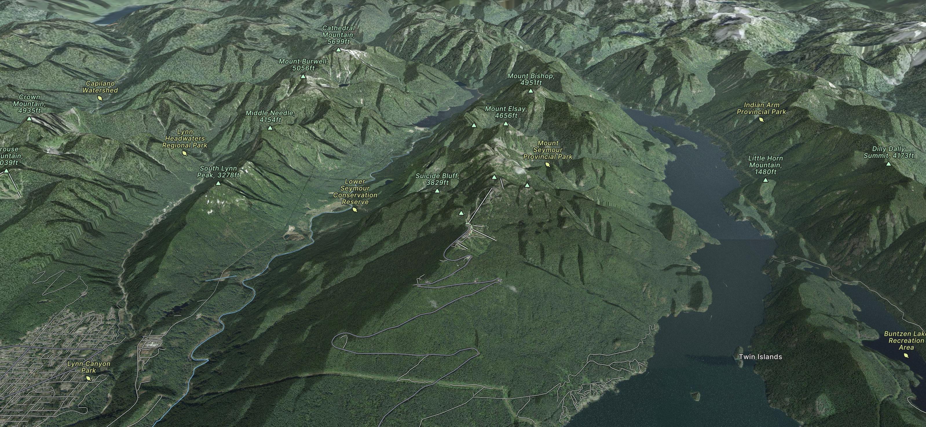 Mount Seymour Map