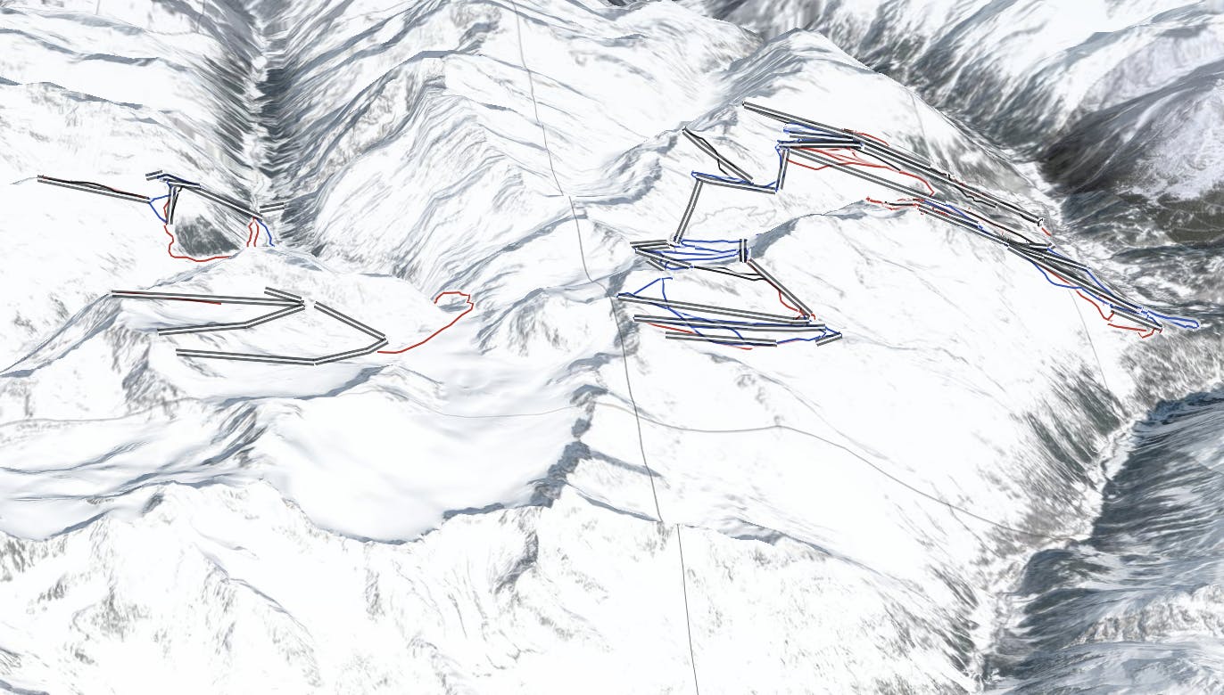 Pitztaler Gletscher Map
