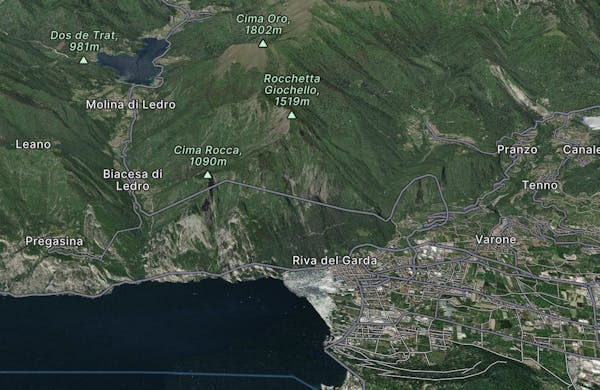 Riva del Garda Map