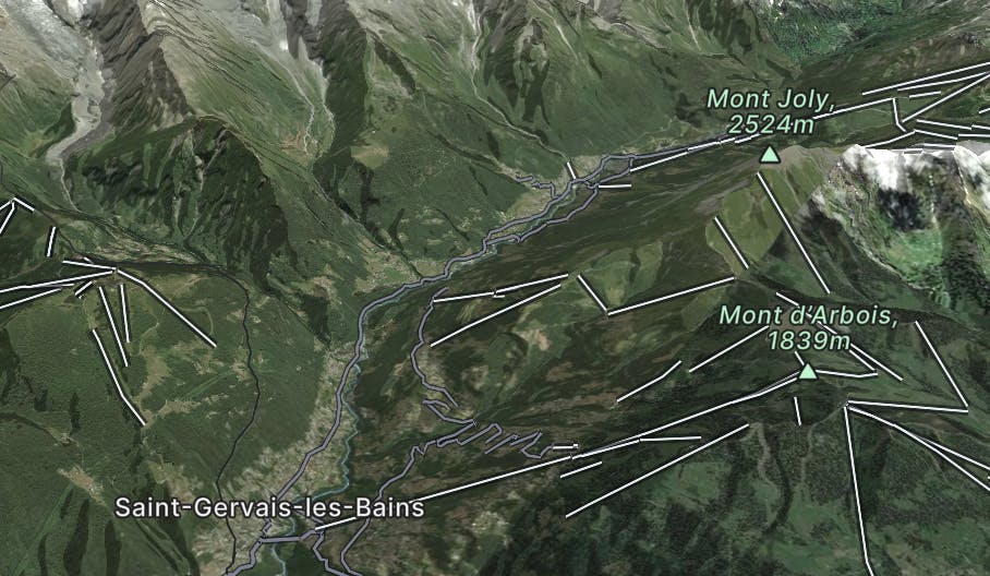Saint-Gervais-les-Bains Map