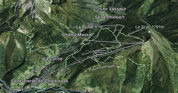 Saint-Pierre-de-Chartreuse Map
