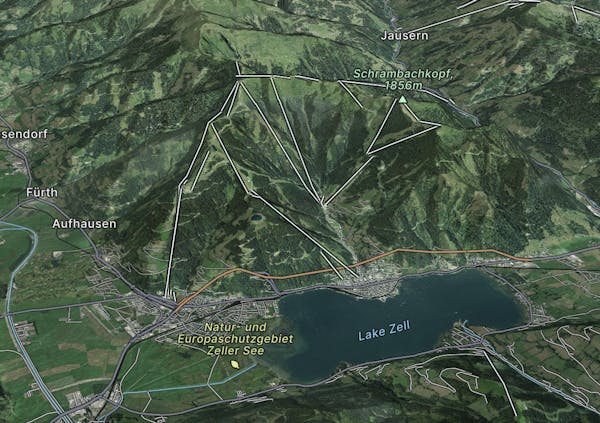 Schmittenhöhe Zell am See Map