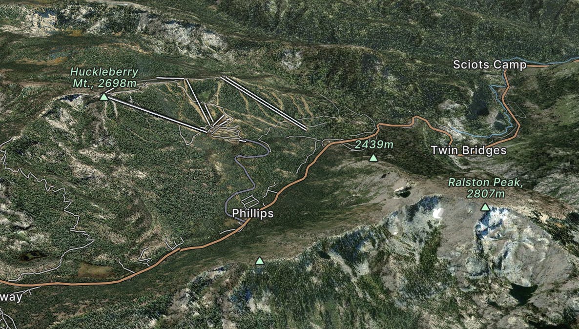 Sierra-at-Tahoe Map