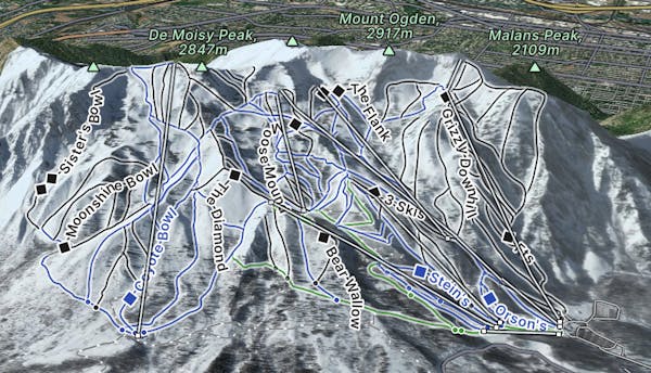 Snowbasin  Map