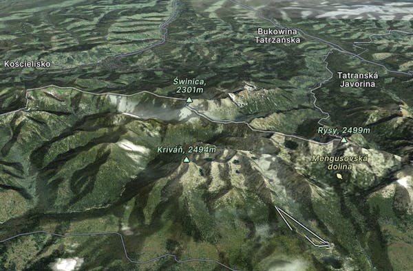 Tatra National Park Map