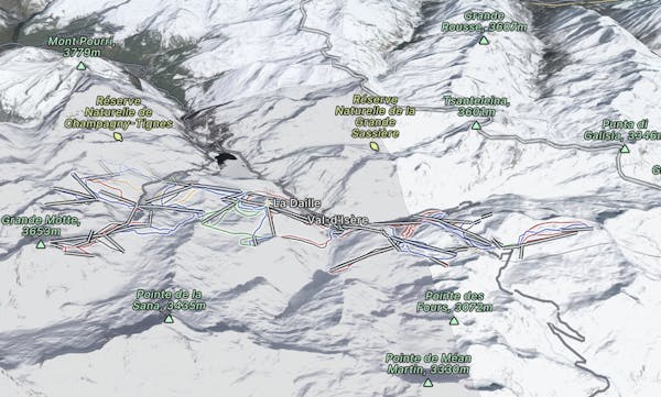 Ski Touring Routes in Tignes and Val d'Isère, Savoie
